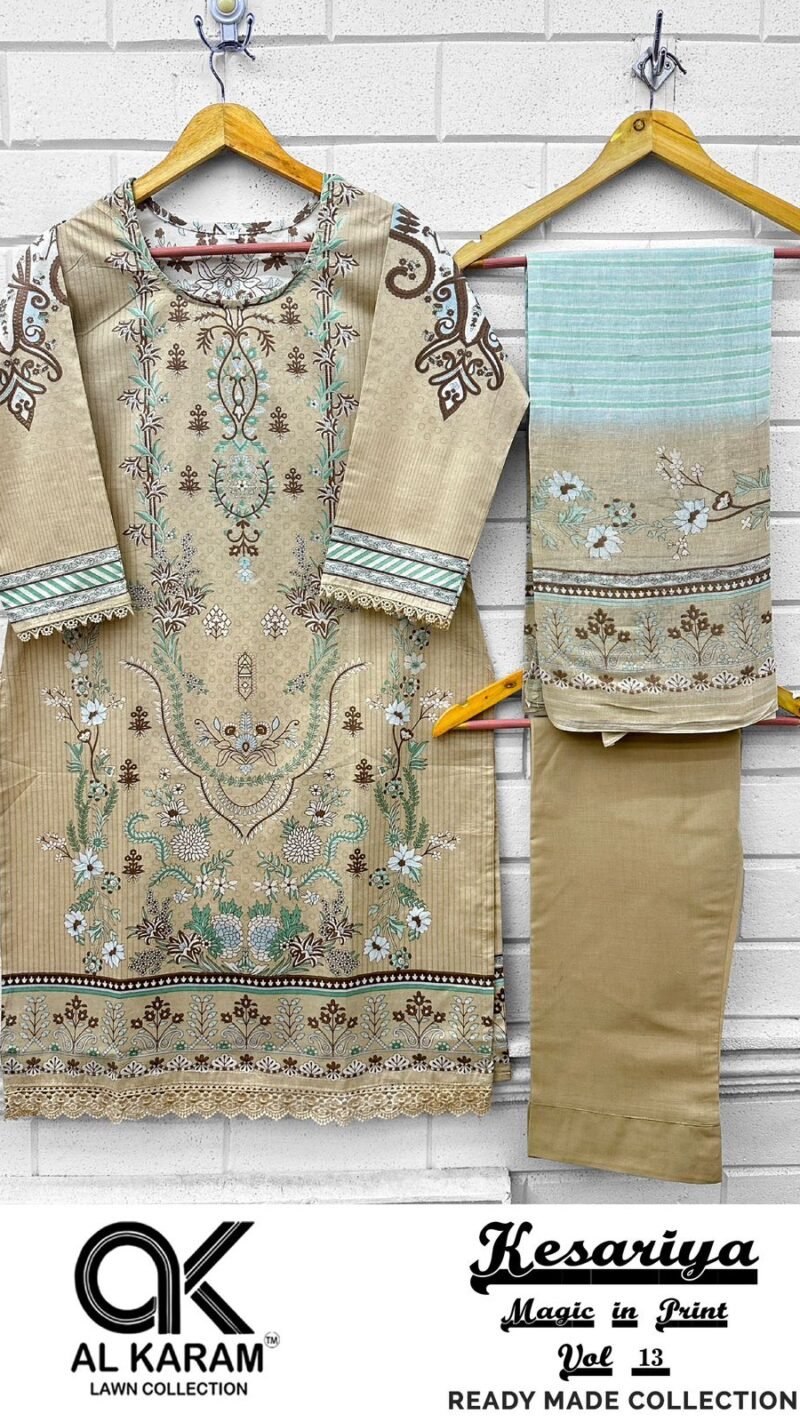 Al Karam Kesariya Vol 13 Readymade Collection