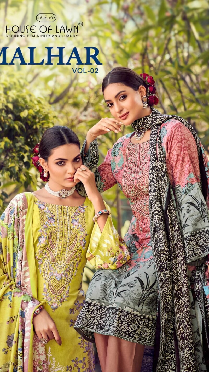 House of Lawn Malhar Vol-2 Pakistani Suit UK (1)