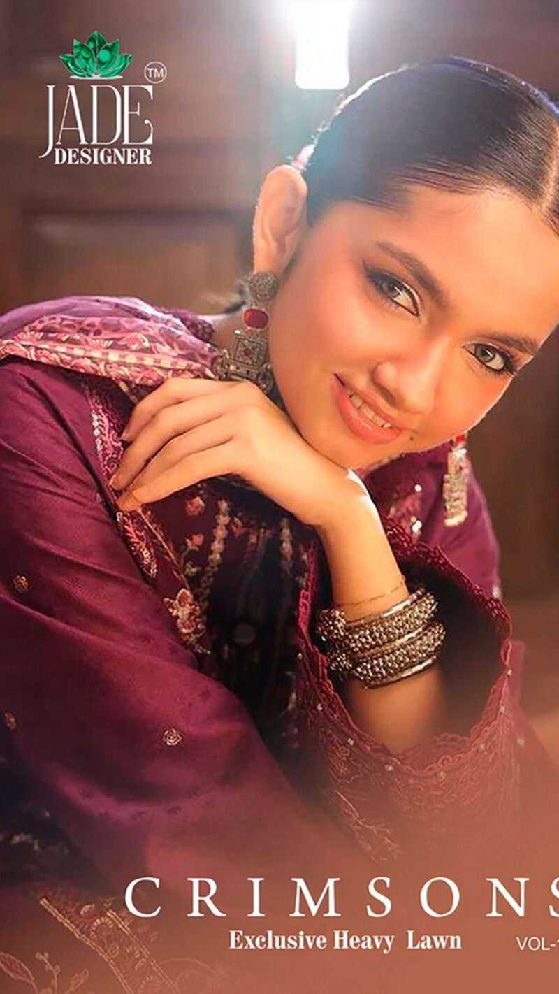 Jade Crimsons Vol-15 Wholesale Heavy Lawn Suits (1)