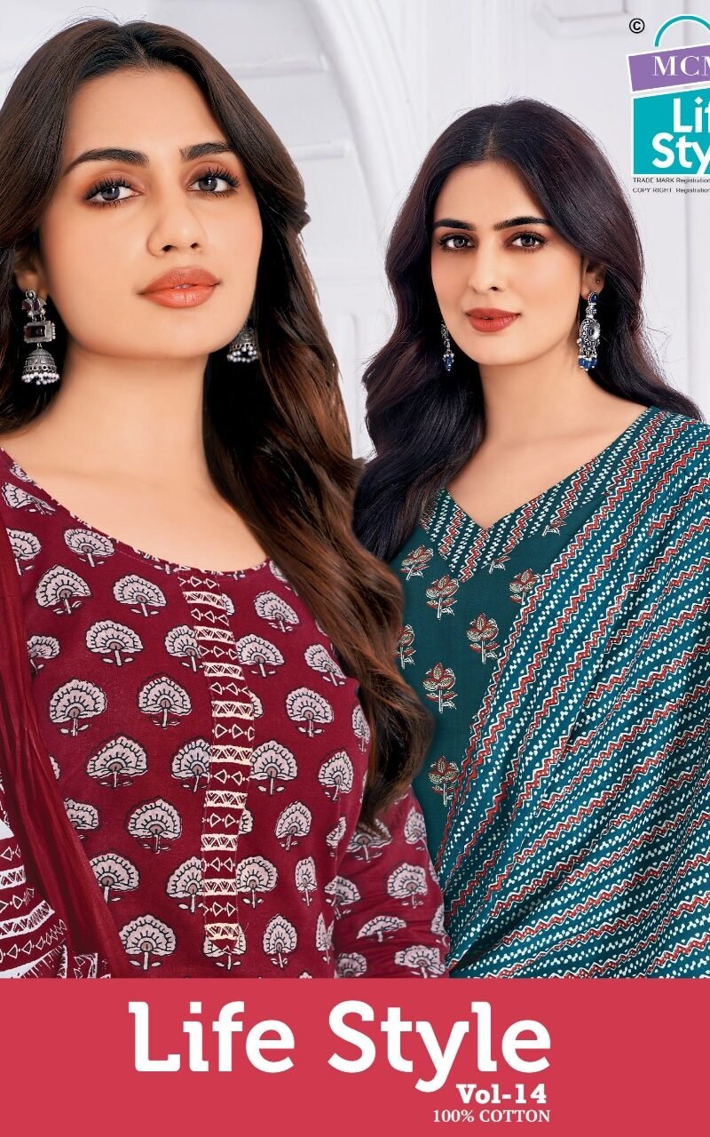 MCM Lifestyle Vol-14 Kurti Pant Dupatta - Wholesale (19)