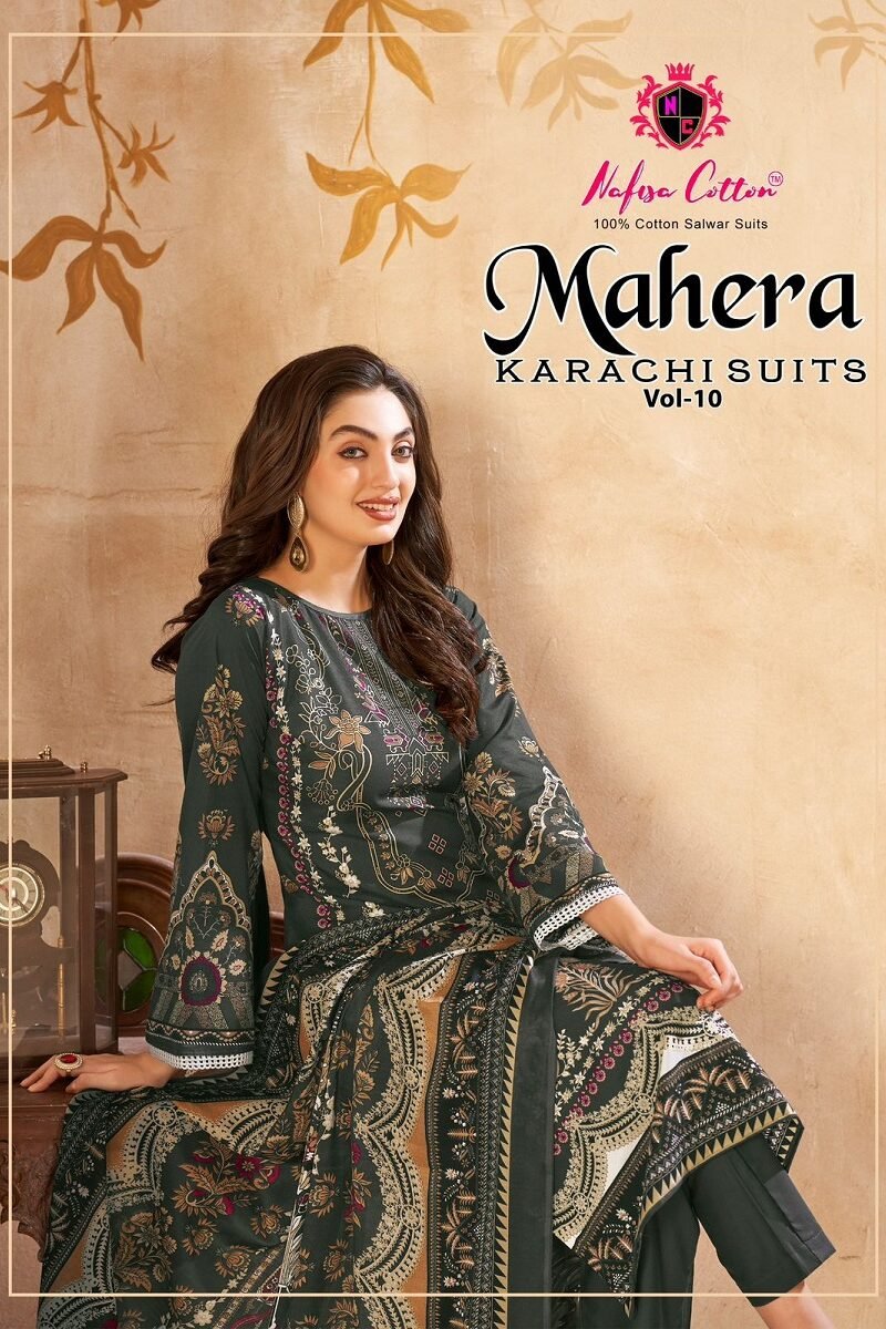 Nafisa Mahera Vol-10 Karachi Dress Material in the UK (1)