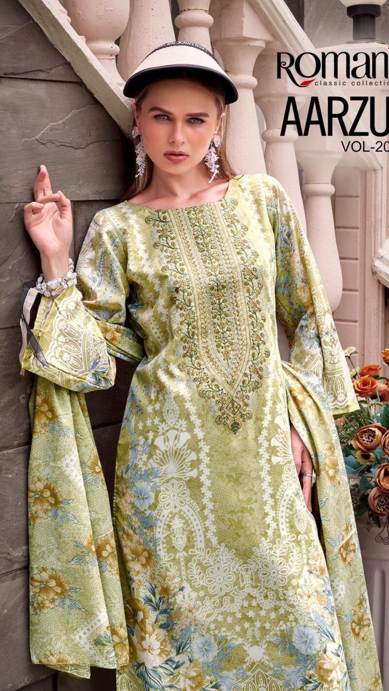 ROMANI AARZU VOL-20 Festive Embroidered Suit (14)