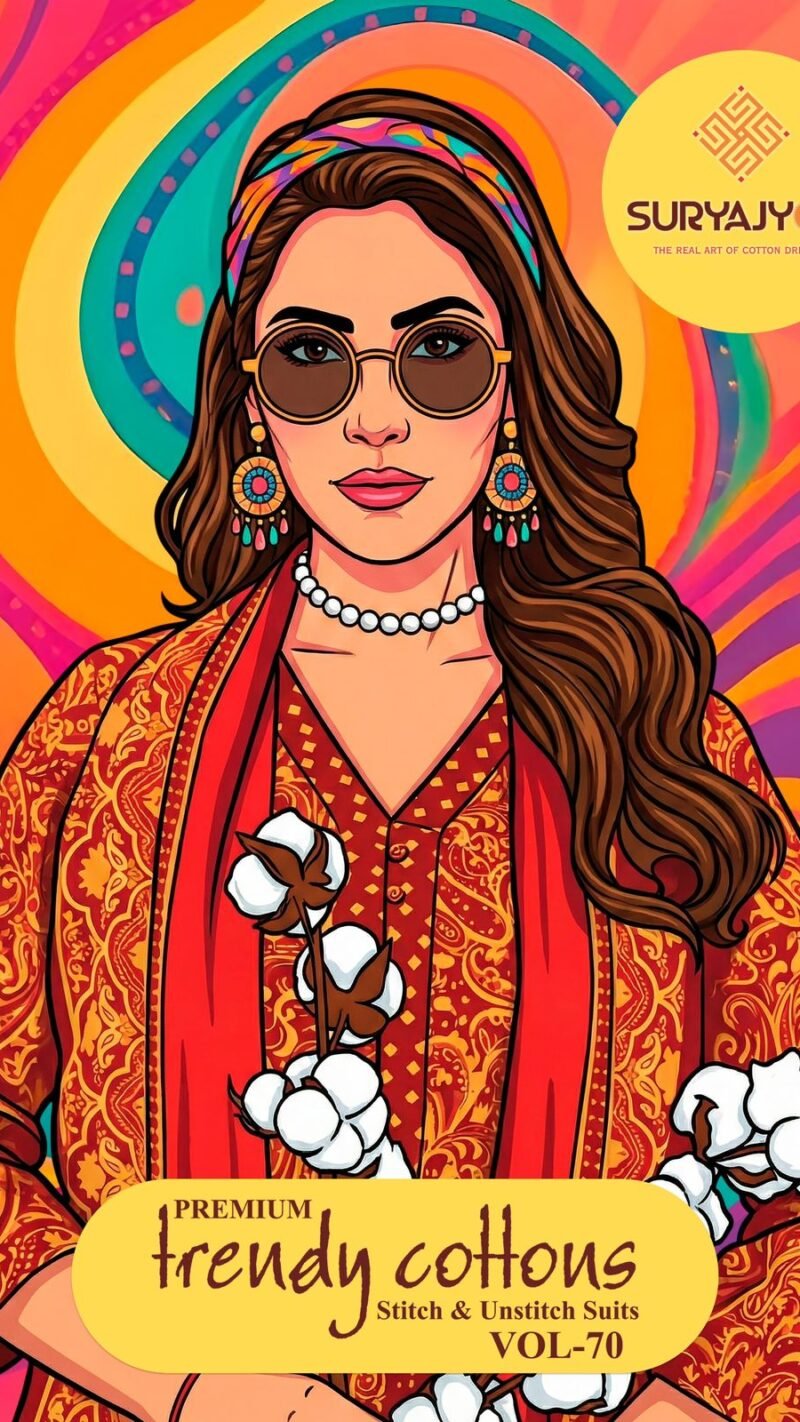 Suryajyoti Trendy Cotton Vol-70 Dress Material Set