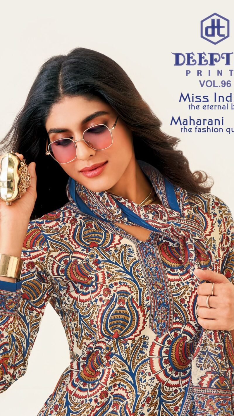 Miss India Vol-96 Cotton Suit Catalogue Set